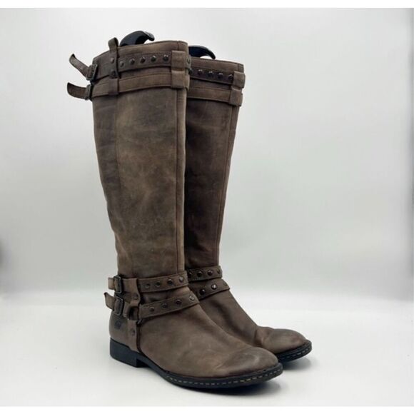 Born gwynne  2 tall riding knee high boot sz 11 leather - Picture 1 of 10